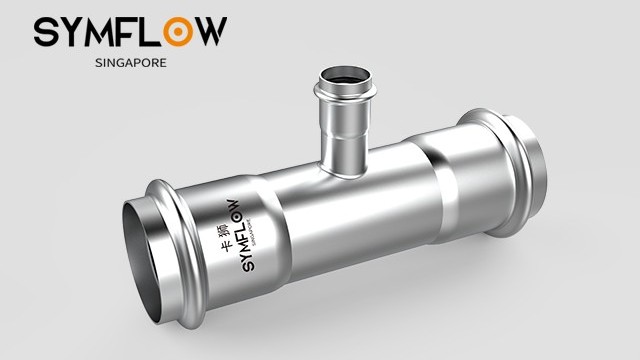 不銹鋼雙卡壓異徑三通管件的特點