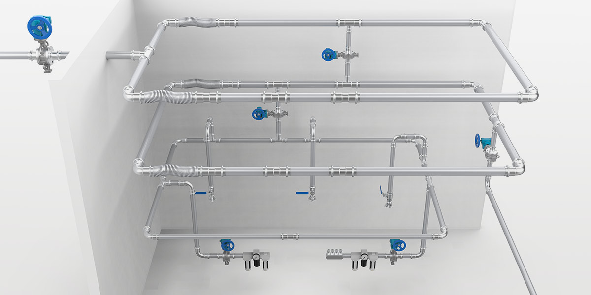 壓縮空氣車(chē)間管路